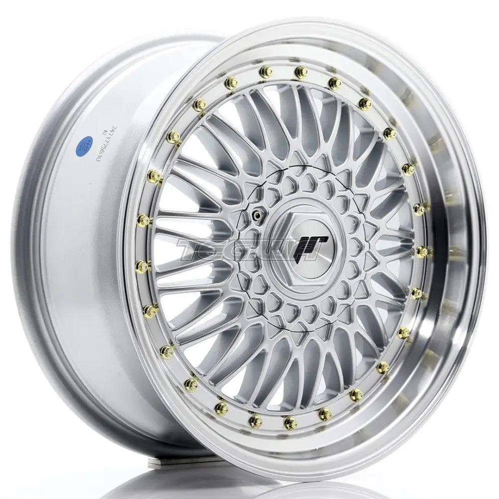 Japan Racing JR9 Alloy Wheel 17x7.5 ET35 5x112/120 Silver With Machined Lip
