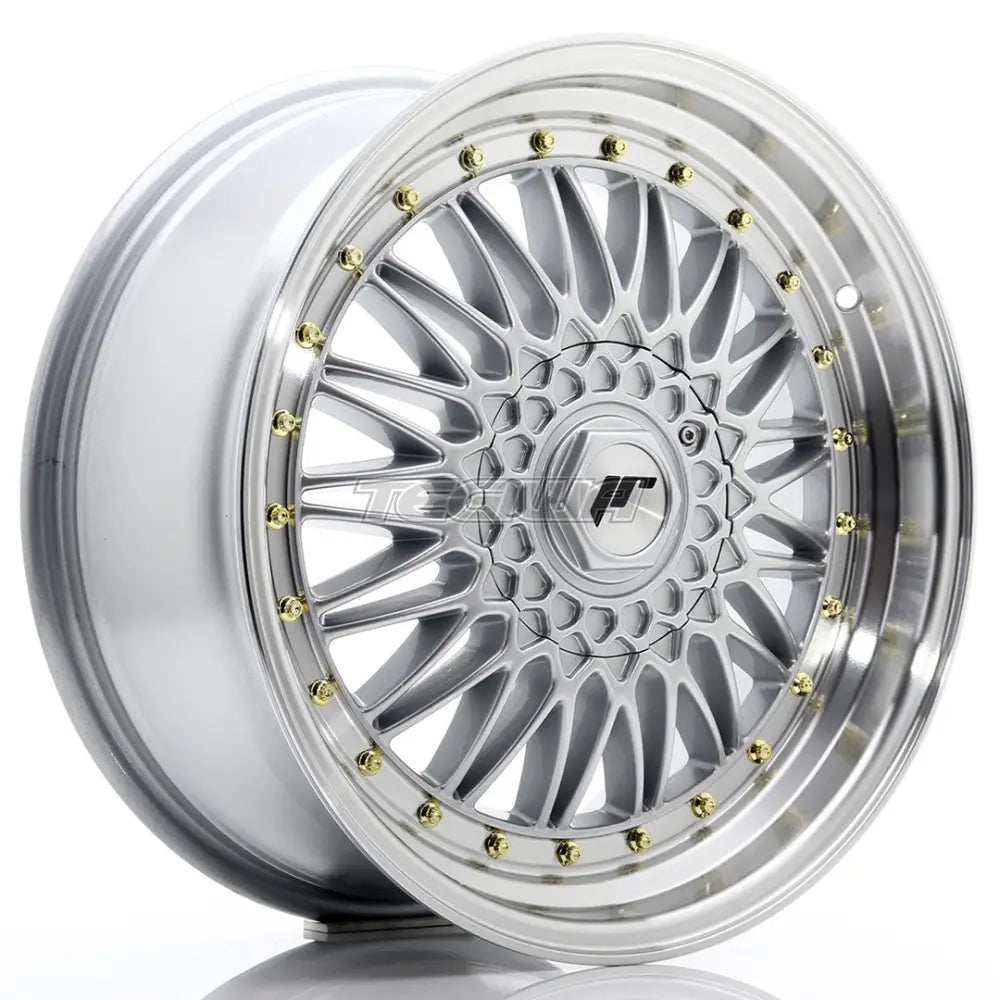 Japan Racing JR9 Alloy Wheel 18x8 ET35 5x100/120 Silver With Machined Lip