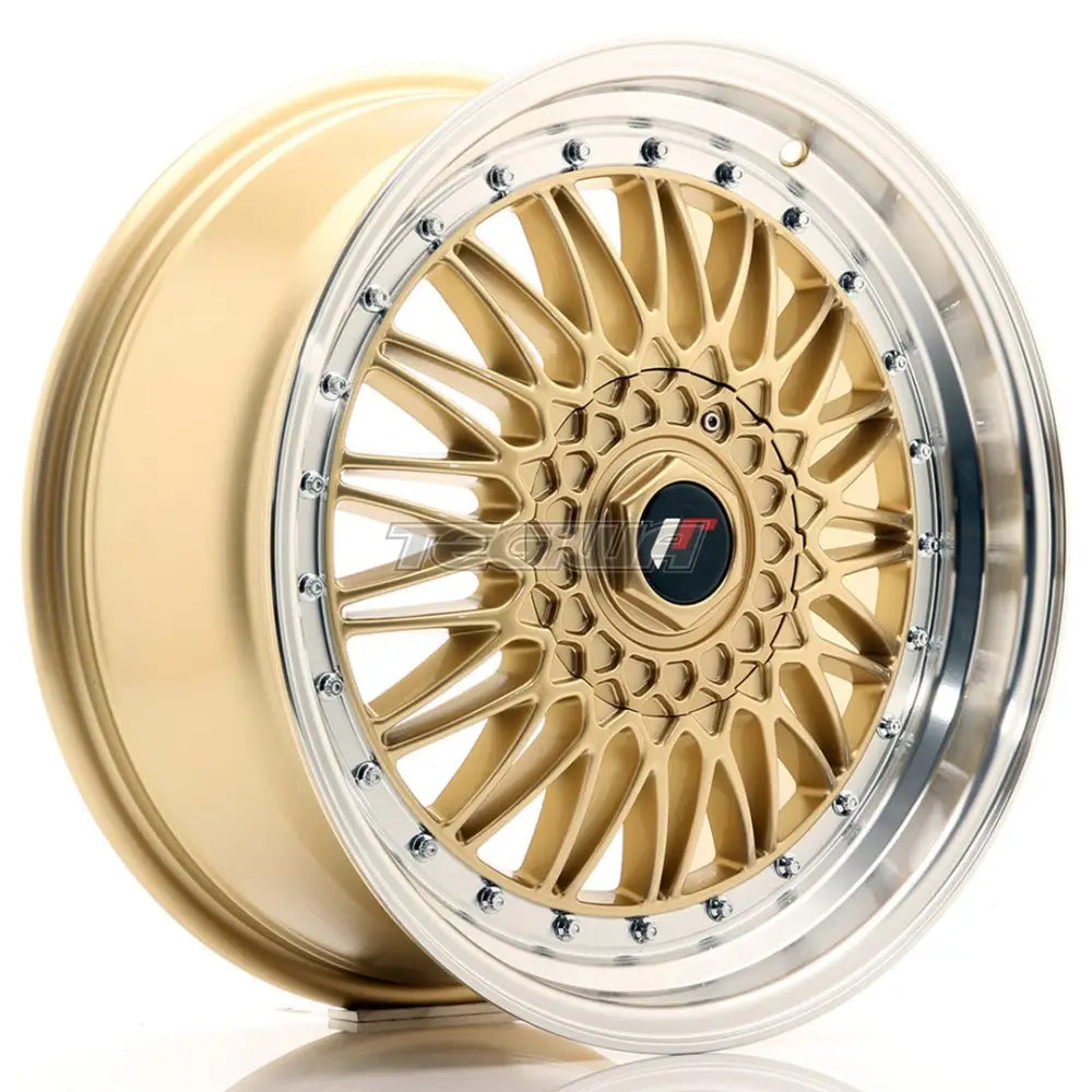 Japan Racing JR9 Alloy Wheel 18x8 ET40 5x112/120 Gold With Machined Lip