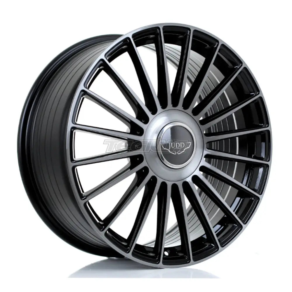 JUDD JSF8 Alloy Wheel 20x9 ET25 TO 50 5x130 Gloss Black Titanium Brushed 72.6mm CB