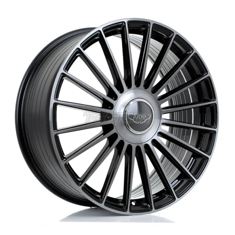 JUDD JSF8 Alloy Wheel 21x9 ET15 TO 50 5x132 Gloss Black Titanium Brushed 72.6mm CB