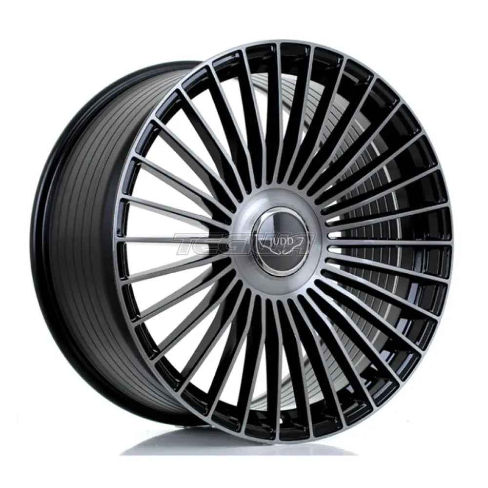 JUDD JSF9 Alloy Wheel 22x10.5 ET25 TO 45 5x115 Gloss Black Titanium Brushed 74.1mm CB