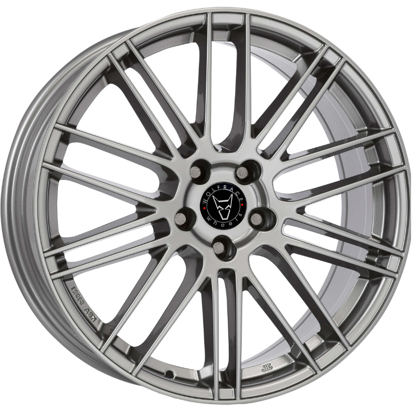 Wolfrace Eurosport TUV Kibo Alloy Wheel 20x8.5 ET45 5x108 Metal Grey 63.4mm CB