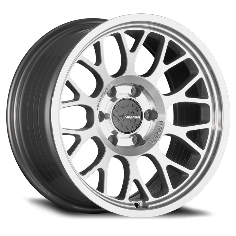 Mamba M28 Alloy Wheel 20x9 ET-12 6x139.7 Silver With Mirror Machined Face 106.2mm CB