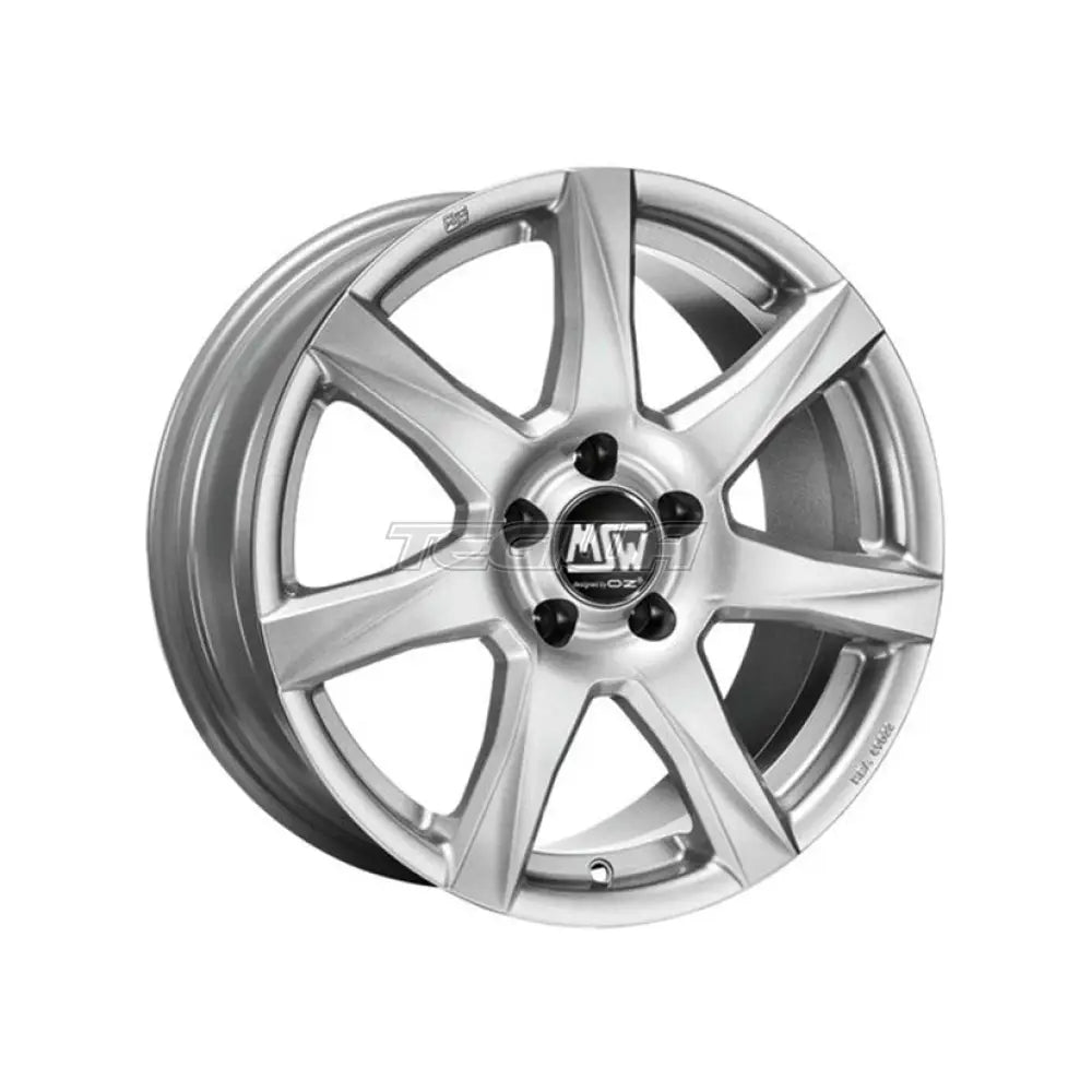 MSW All Season 77 Alloy Wheel 18x8 ET29 5x120 Full Silver 72.6mm CB