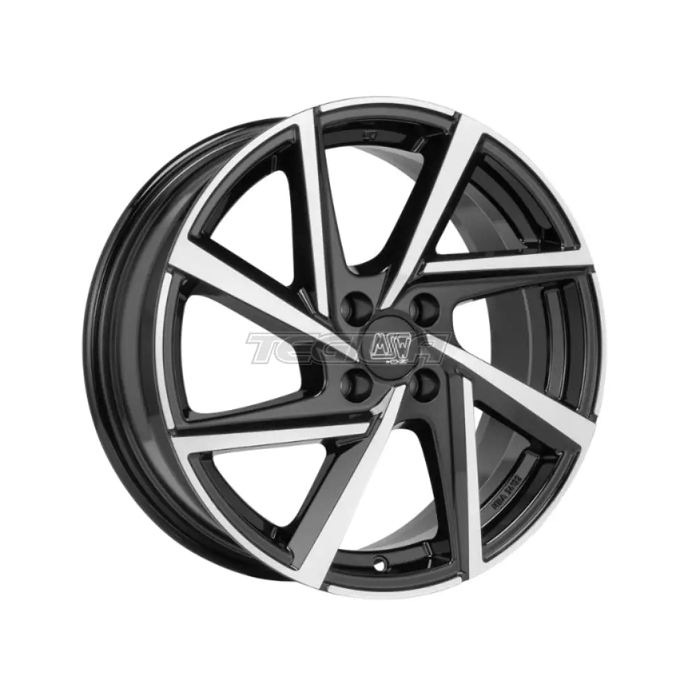 MSW All Season 80-4 Alloy Wheel 15x6 ET40 4x108 Gloss Black Full Polished 63.4mm CB