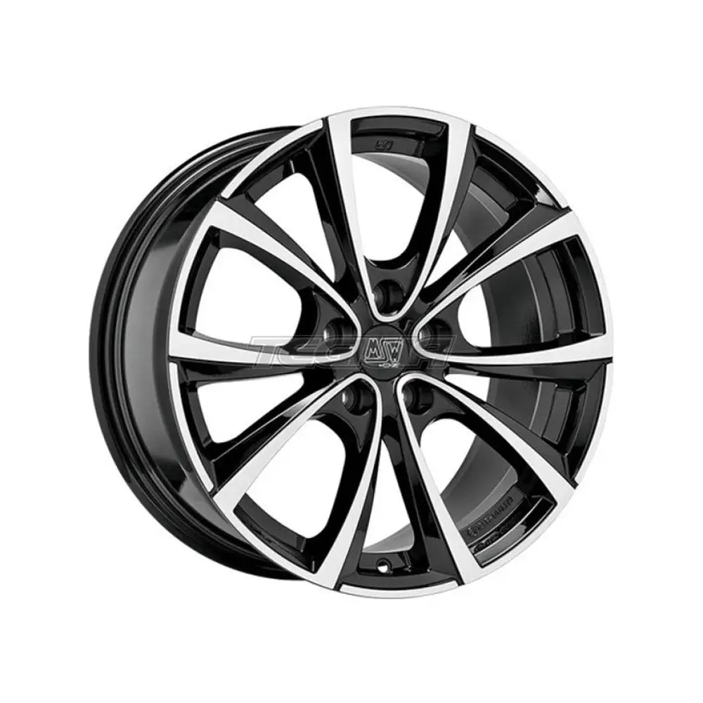 MSW Avantgarde 27T Alloy Wheel 20x9.5 ET45 5x114.3 Gloss Black Full Polished 64.12mm CB