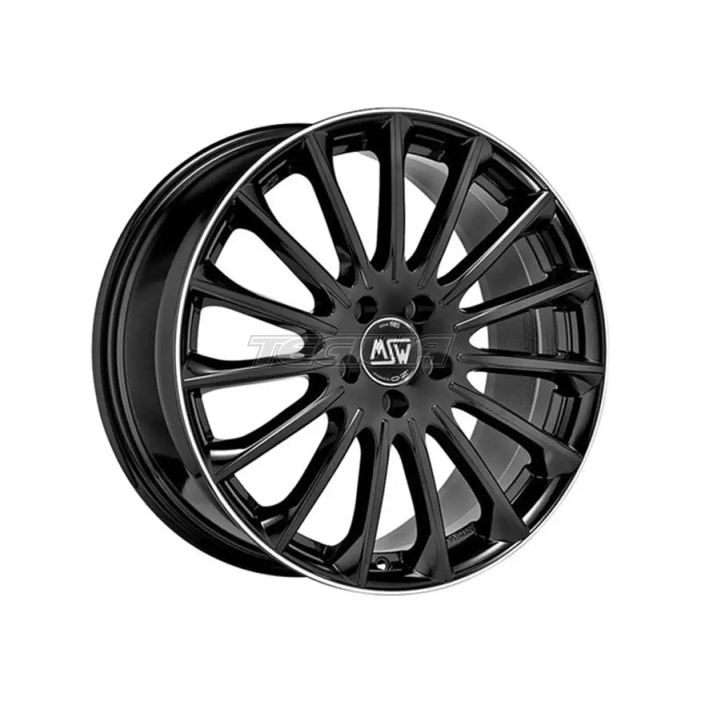 MSW Avantgarde 30 Alloy Wheel 19x8 ET43 5x112 Gloss Black Diamond Lip 66.6mm CB