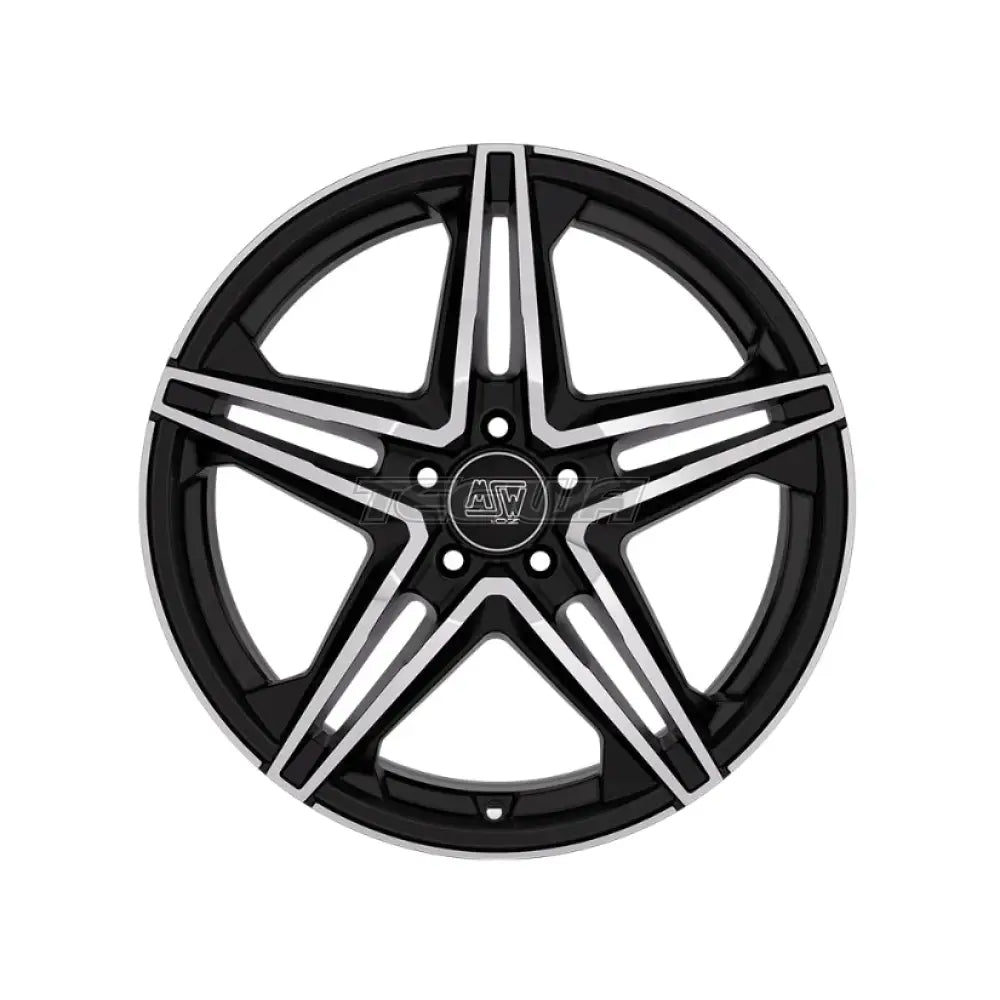 MSW Avantgarde 31 Alloy Wheel 18x8 ET43 5x112 Gloss Black Full Polished 66.6mm CB