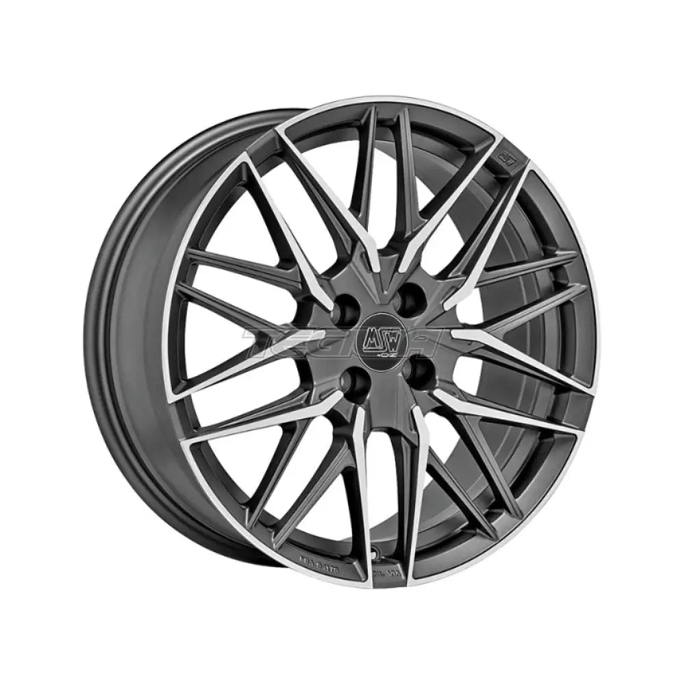 MSW Avantgarde 50-4 Alloy Wheel 18x7.5 ET25 4x108 Matt Gunmetal Full Polished 65.1mm CB