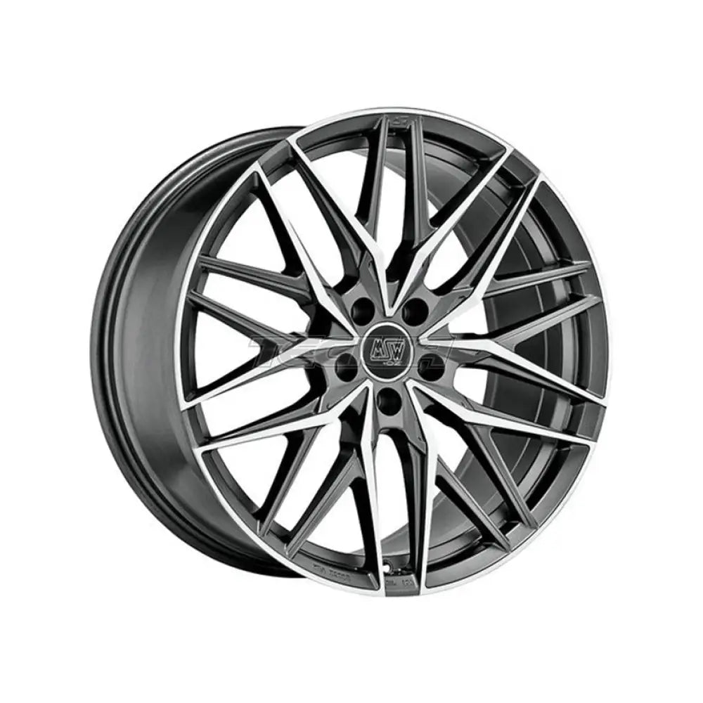 MSW Avantgarde 50 Alloy Wheel 22x10 ET36 5x130 Matt Gunmetal Full Polished 84mm CB