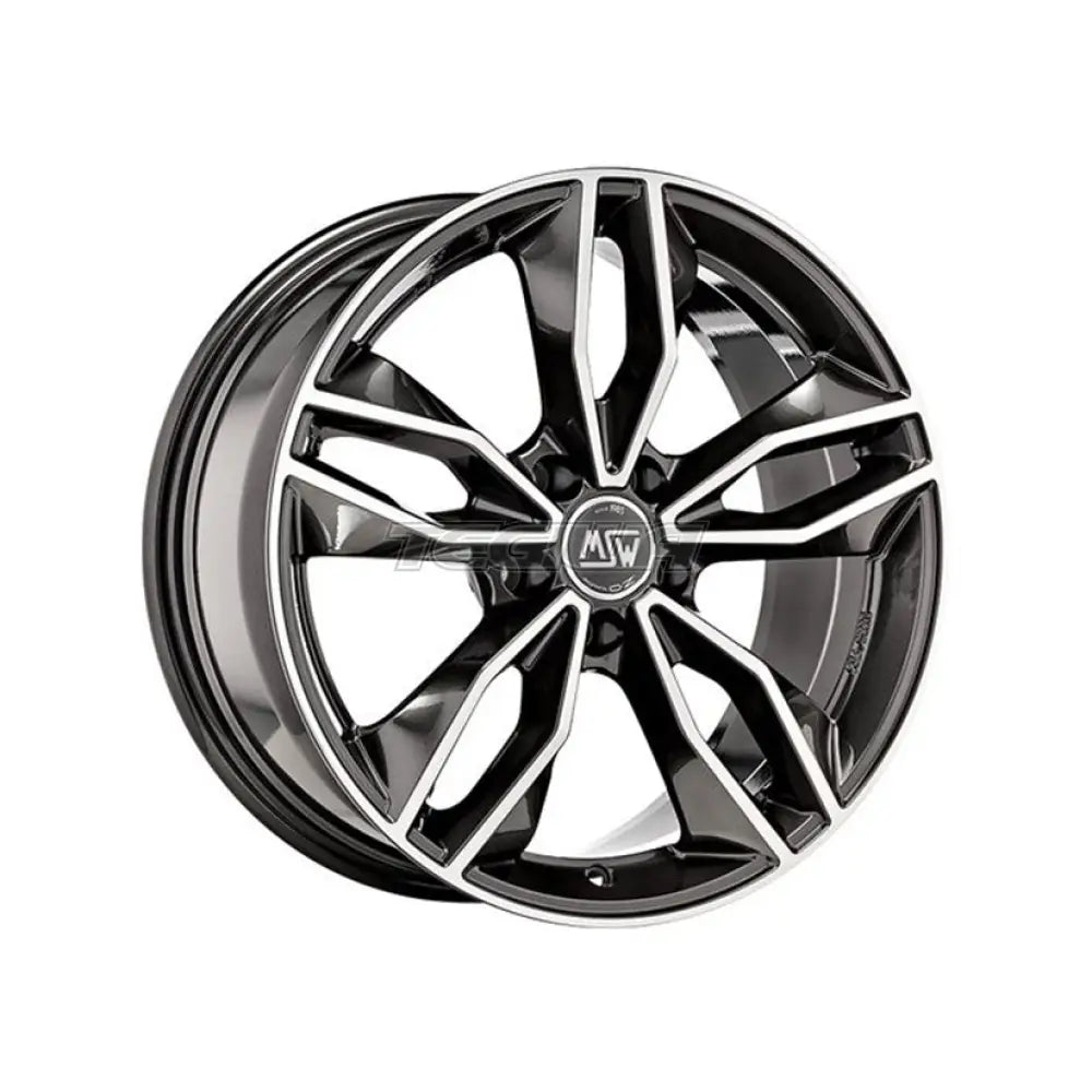 MSW Avantgarde 71 Alloy Wheel 18x8 ET42 5x112 Gloss Dark Grey Full Polished 73mm CB