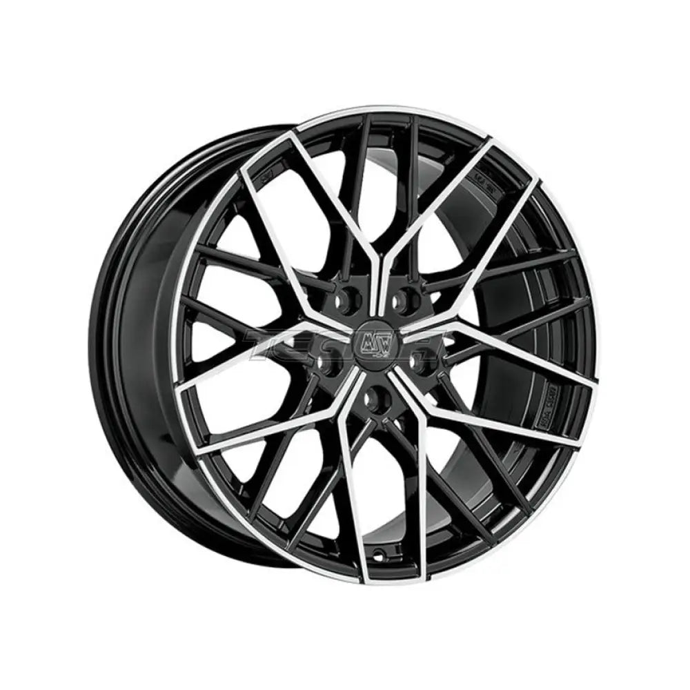 MSW Avantgarde 74 Alloy Wheel 18x8.5 ET50 5x120 Gloss Black Full Polished 72.6mm CB