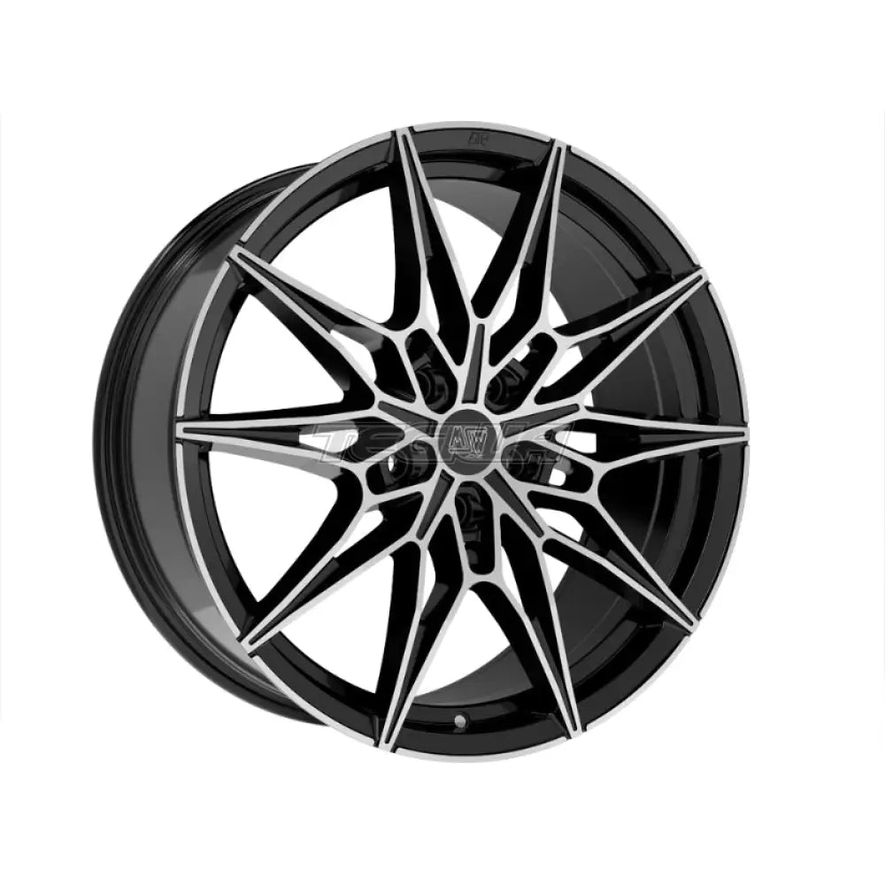 MSW Avantgarde 75 Alloy Wheel 19x8 ET45 5x120 Gloss Black Full Polished 72.6mm CB