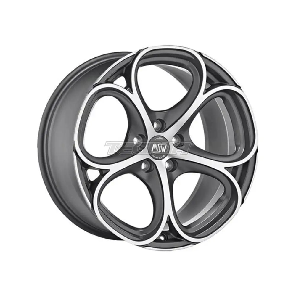MSW Avantgarde 82 Alloy Wheel 20x9 ET35 5x112 Matt Gunmetal Full Polished 73mm CB