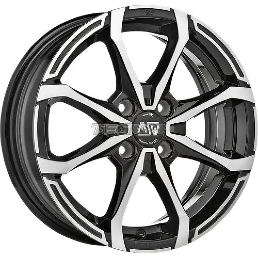 MSW Avantgarde X4 Alloy Wheel 16x6 ET40 4x100 Gloss Black Full Polished 63.4mm CB