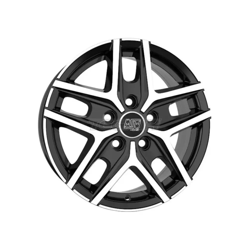 MSW Off-Road & Van 40 Van Alloy Wheel 16x6.5 ET48 5x118 Gloss Black Full Polished 71.1mm CB