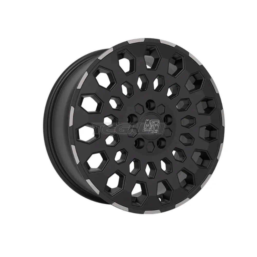 MSW Off-Road & Van 99 Alloy Wheel 18x7.5 ET55 5x120 Matt Black Polished Lip 65.1mm CB