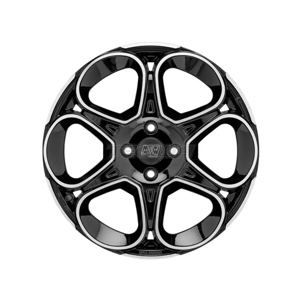 MSW Urban Cross 83 Alloy Wheel 17x7 ET25 5x110 Gloss Black Full Polished 65.1mm CB