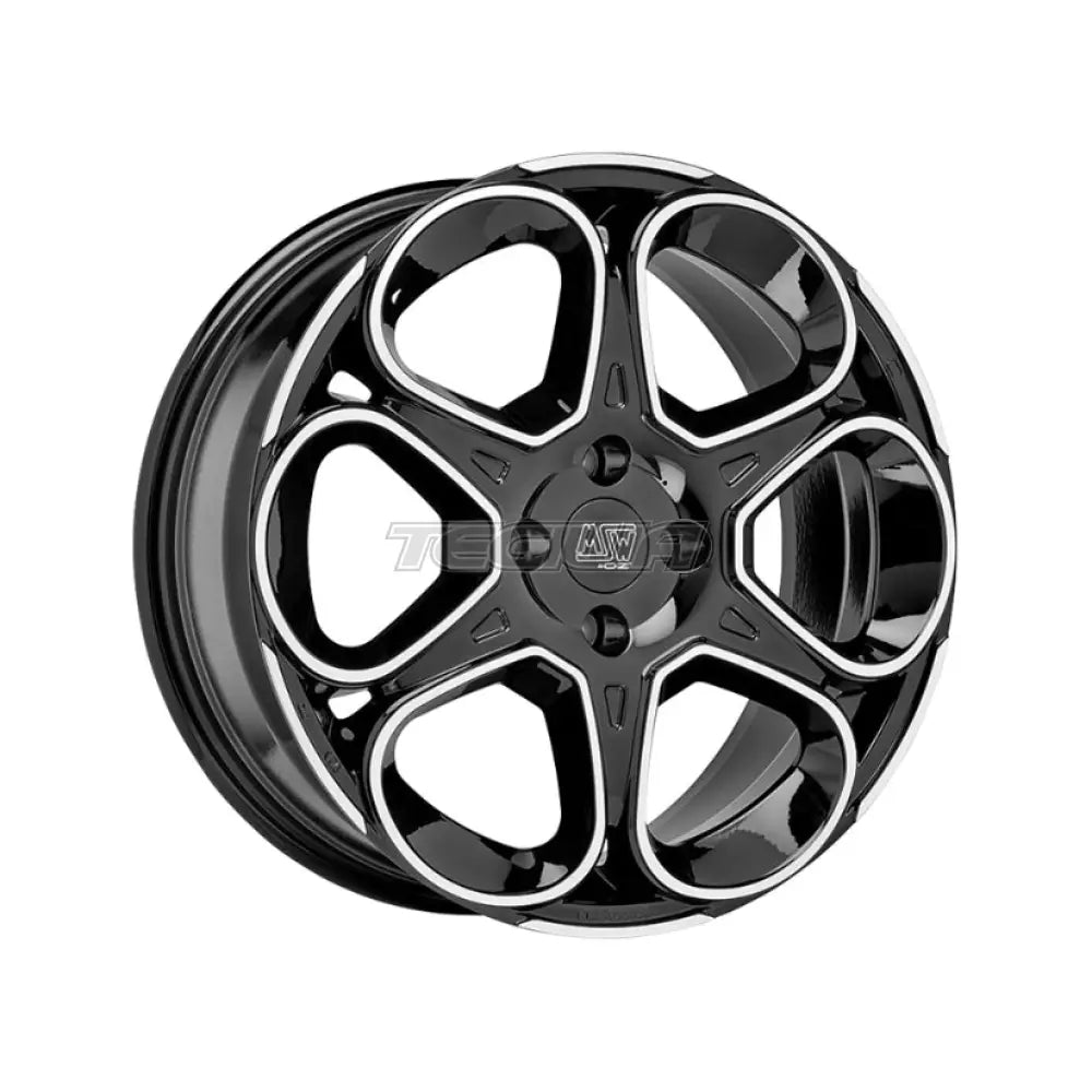 MSW Urban Cross 83 Alloy Wheel 18x7.5 ET40 5x114.3 Gloss Black Full Polished 73mm CB