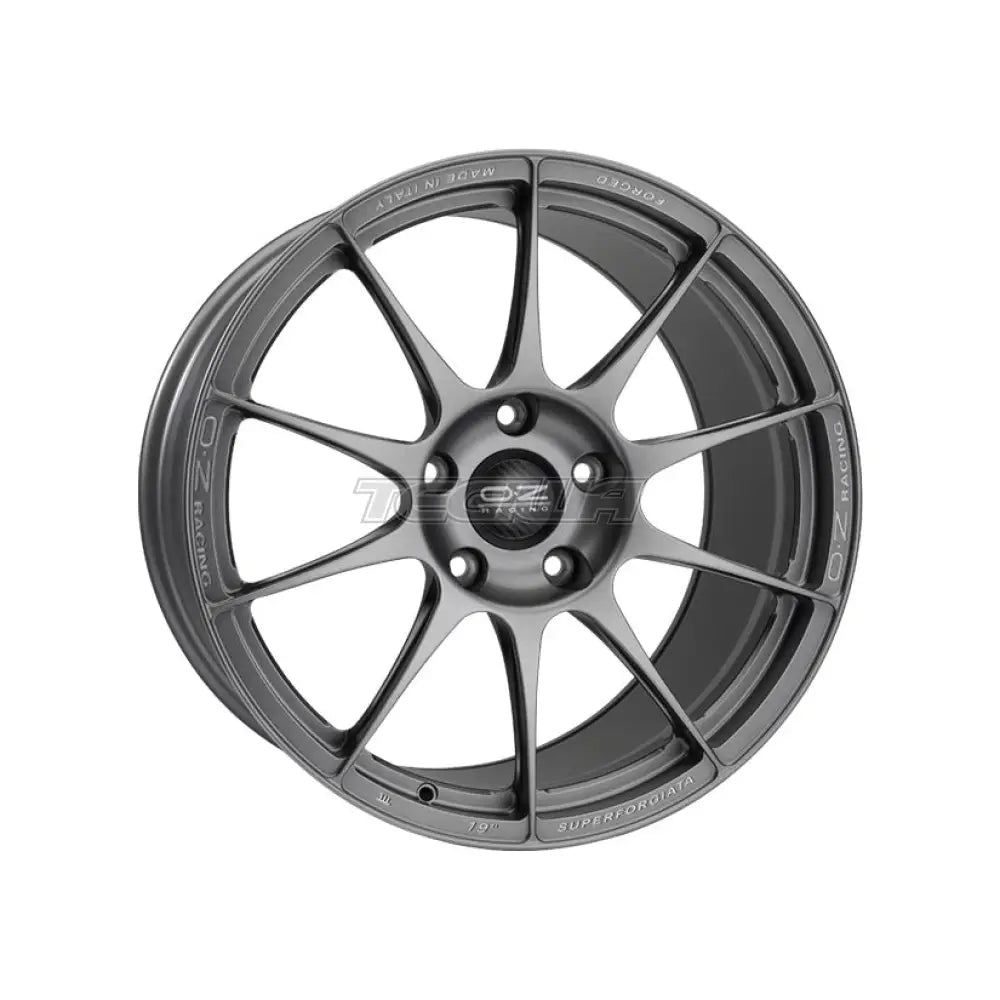 OZ Atelier Forged Superforgiata Alloy Wheel 19x11 ET51 5x130 Racing Grey Milled Lettering 71.5mm CB