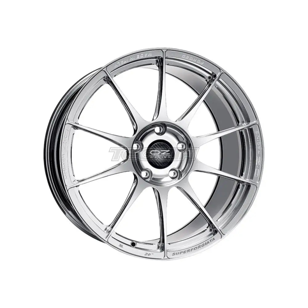 OZ Atelier Forged Superforgiata Alloy Wheel 20x9 ET41 5x130 Ceramic Polished 71.5mm CB