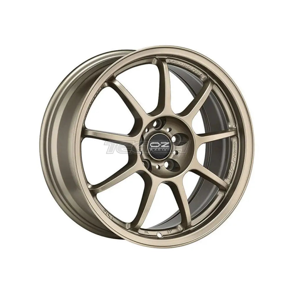 OZ I-Tech Alleggerita HLT 4F Alloy Wheel 17x7 ET30 4x100 White Gold 68mm CB