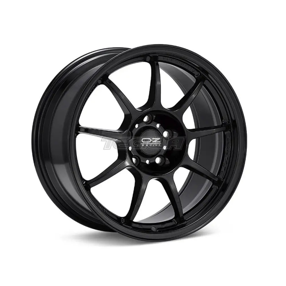 OZ I-Tech Alleggerita HLT 4F Alloy Wheel 17x7 ET37 4x100 Gloss Black 68mm CB