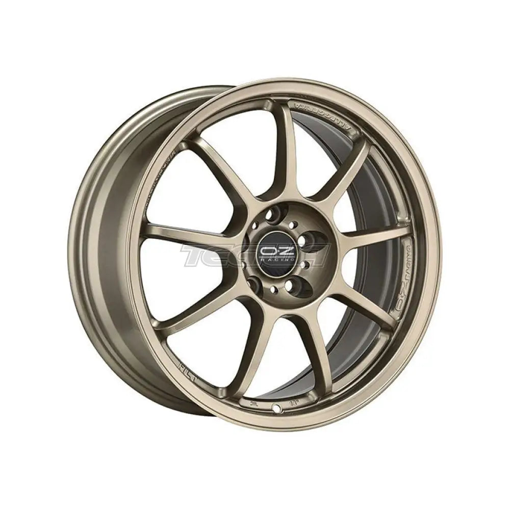 OZ I-Tech Alleggerita HLT 5F Alloy Wheel 18x10 ET40 5x130 White Gold 71.5mm CB
