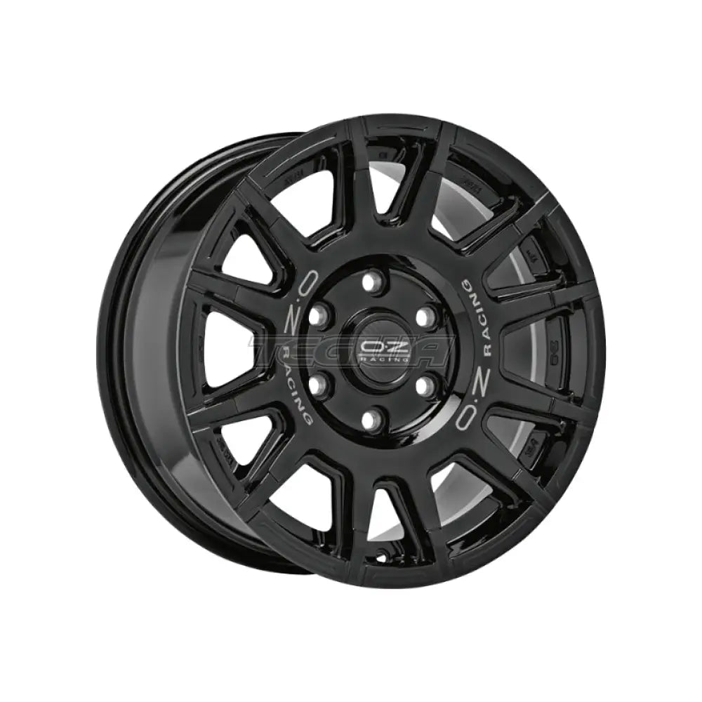 OZ Perform SUV-Offroad Rally Legend Alloy Wheel 17x8 ET25 6x139.7 Gloss Black Dark Lettering 106.1mm CB