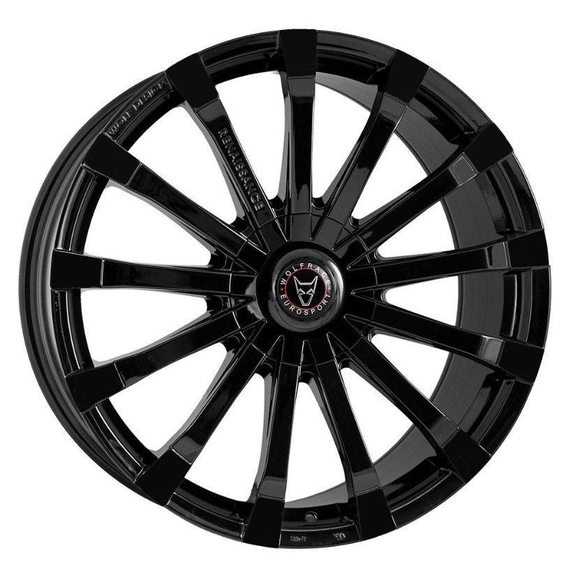 Wolfrace Eurosport Renaissance Alloy Wheel 18x8.5 ET40 6x139.7 Gloss Black 110mm CB