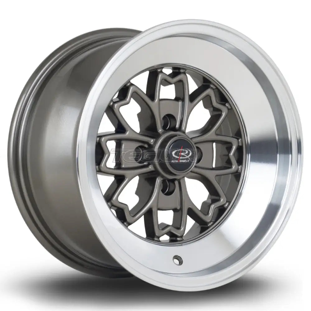 Rota Aleica Alloy Wheel 15x8 ET0 4x100 Bronze Polished Lip 67.1mm CB
