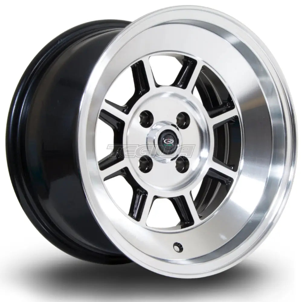 Rota BM8 Alloy Wheel 15x8 ET10 4x100 Gloss Black Polished Face 67.1mm CB