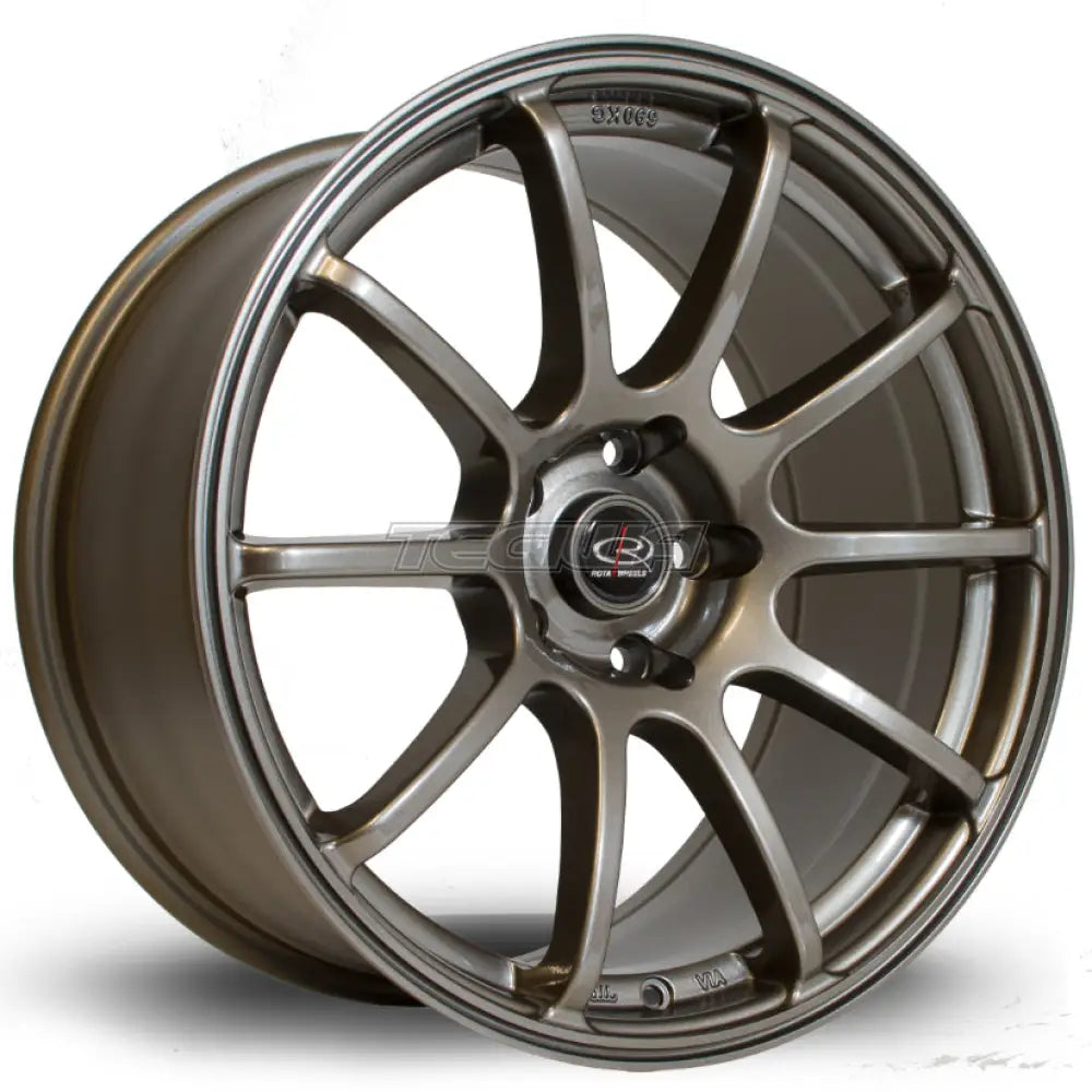 Rota Force Alloy Wheel 18x9 ET35 5x114 Bronze 73mm CB