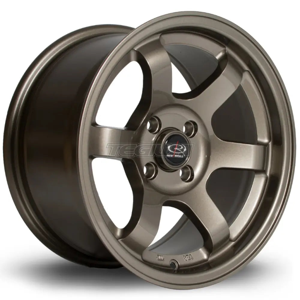 Rota Grid Alloy Wheel 15x8 ET20 4x100 Bronze 67.1mm CB