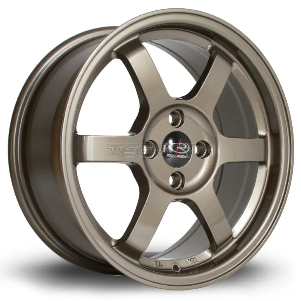 Rota Grid Alloy Wheel 16x7 ET40 4x100 Bronze 67.1mm CB