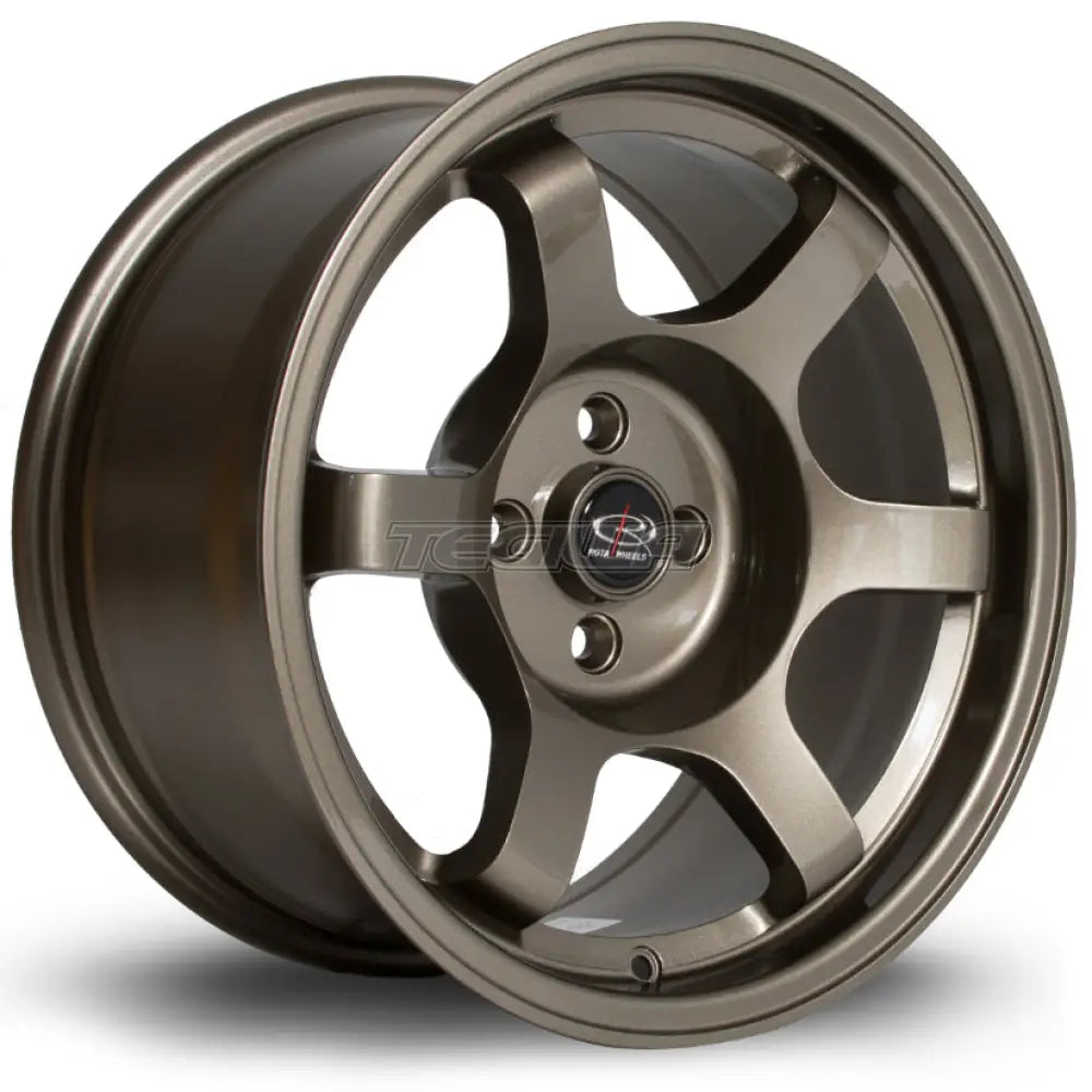Rota Grid Alloy Wheel 16x8 ET10 5x114 Bronze 73mm CB
