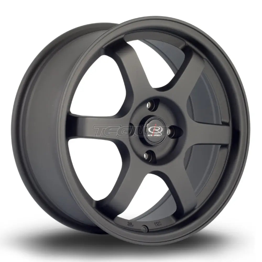 Rota Grid Alloy Wheel 17x7.5 ET45 4x100 Flat Black 2 67.1mm CB