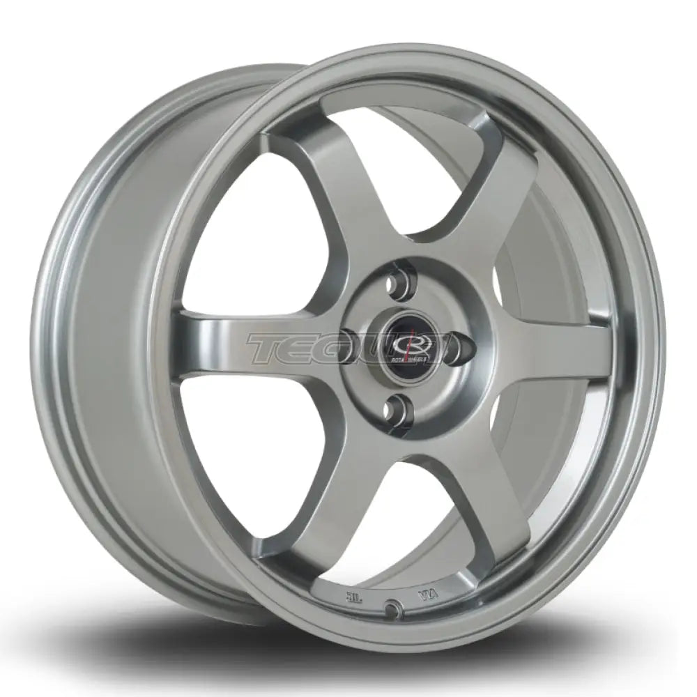 Rota Grid Alloy Wheel 17x7.5 ET45 4x100 Steelgrey 67.1mm CB