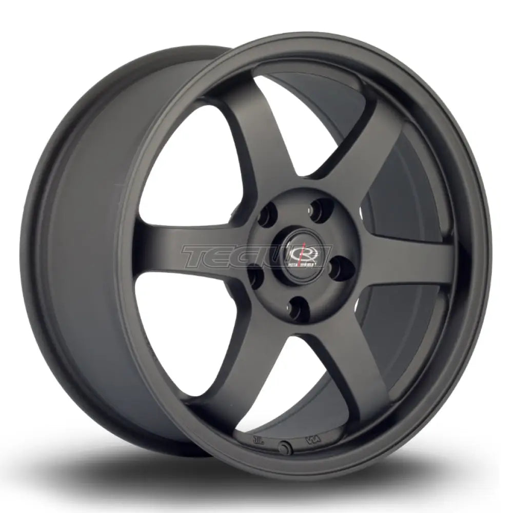 Rota Grid Alloy Wheel 17x8 ET45 5x112 Flat Black 2 73mm CB
