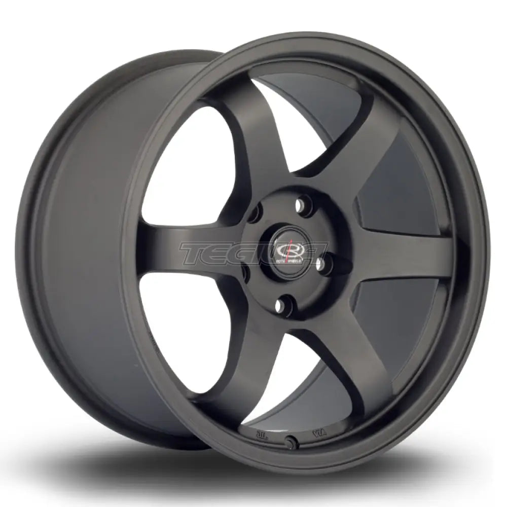 Rota Grid Alloy Wheel 17x9 ET25 4x100 Flat Black 2 67.1mm CB