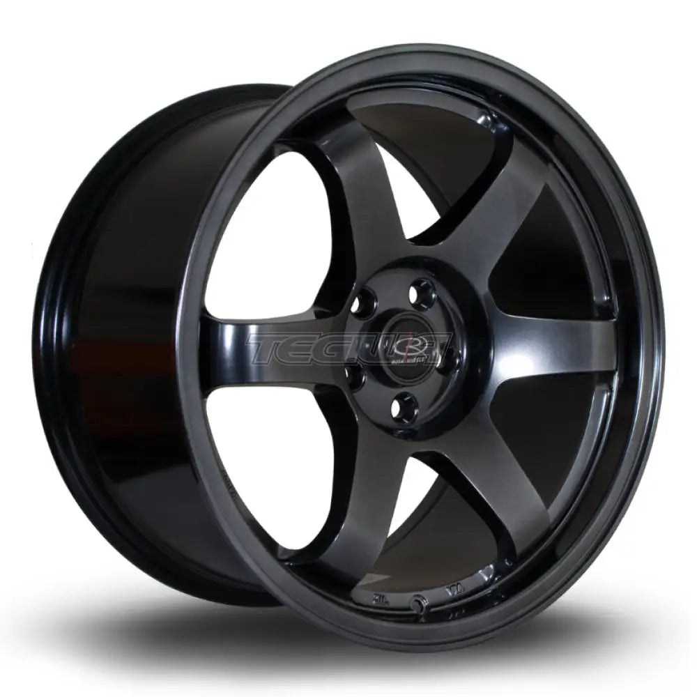 Rota Grid Alloy Wheel 17x9 ET25 5x114 Hyper Black 73mm CB