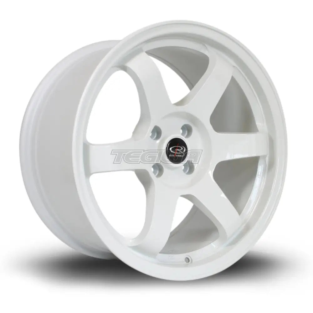 Rota Grid Alloy Wheel 17x9 ET42 5x108 White 73mm CB
