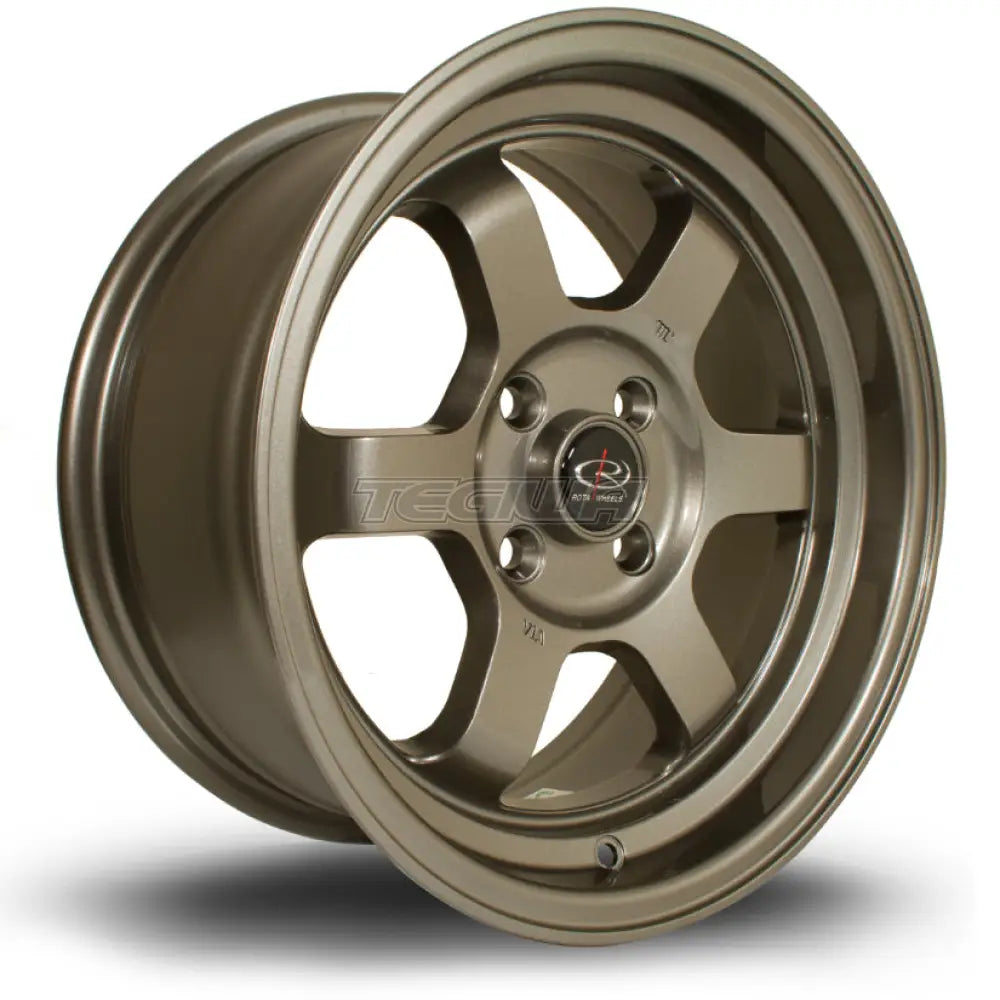 Rota Grid-V Alloy Wheel 15x7 ET20 4x108 Bronze 73mm CB