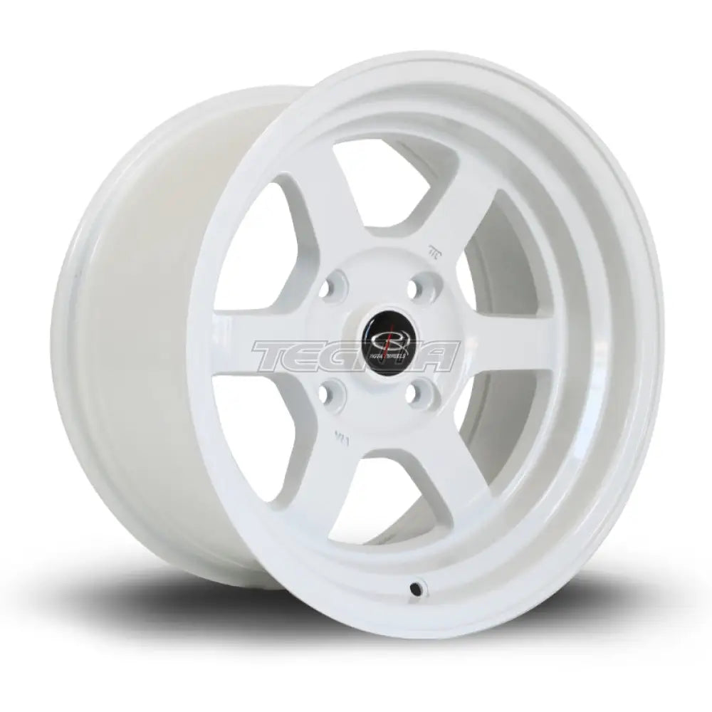 Rota Grid-V Alloy Wheel 15x8 ET0 4x100 White 67.1mm CB