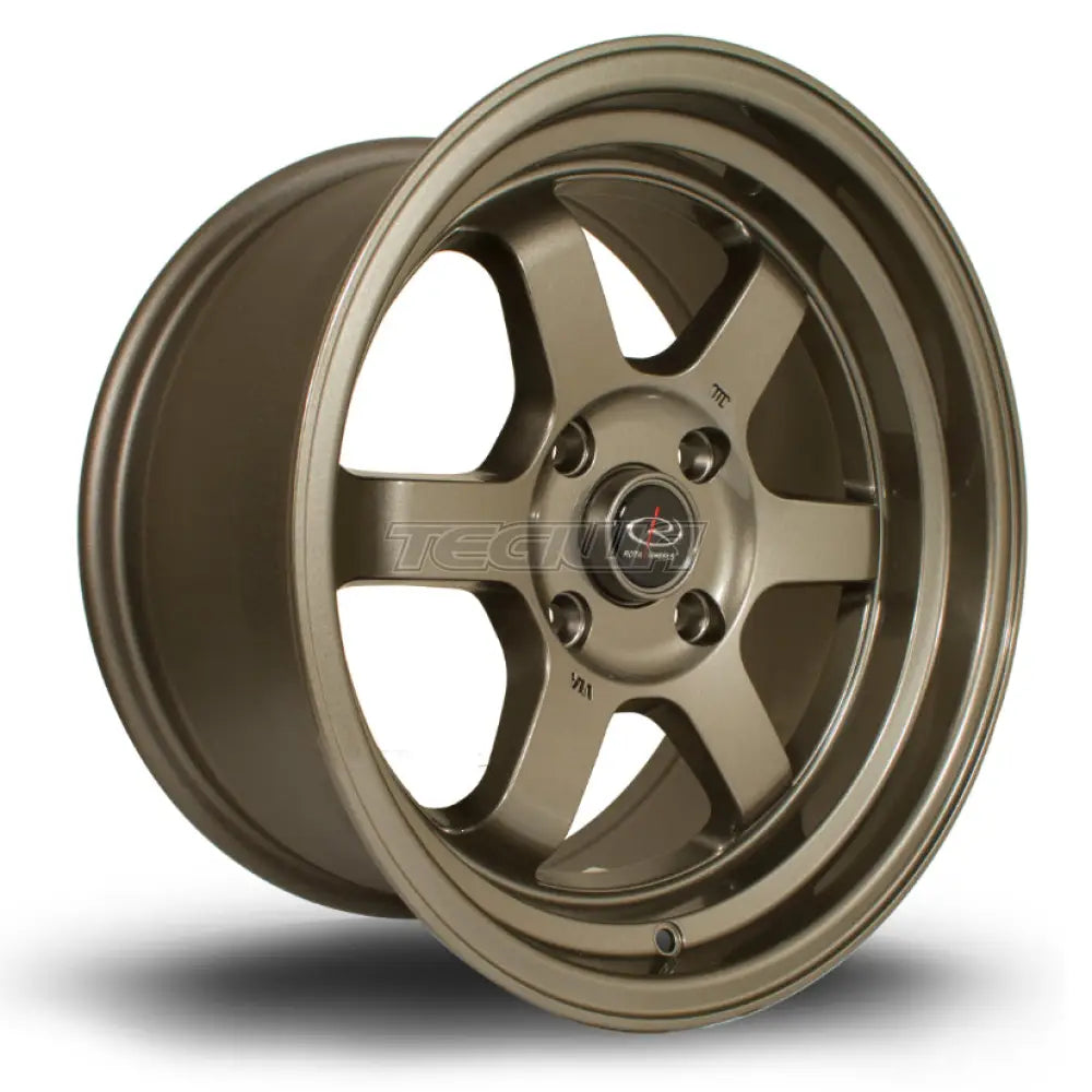 Rota Grid-V Alloy Wheel 16x8 ET20 4x114 Bronze 73mm CB