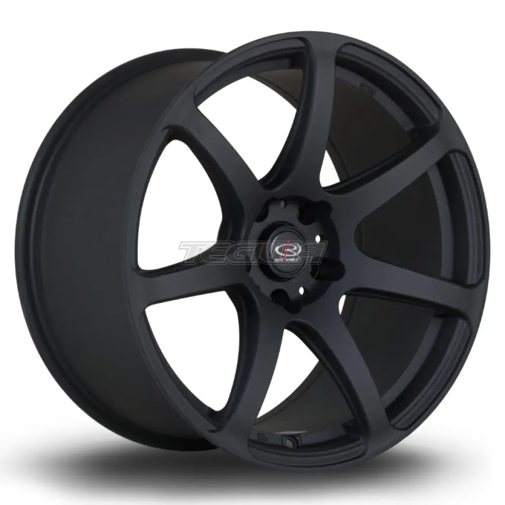 Rota ProR Alloy Wheel 18x9.5 ET20 5x114 Flat Black 2 73mm CB