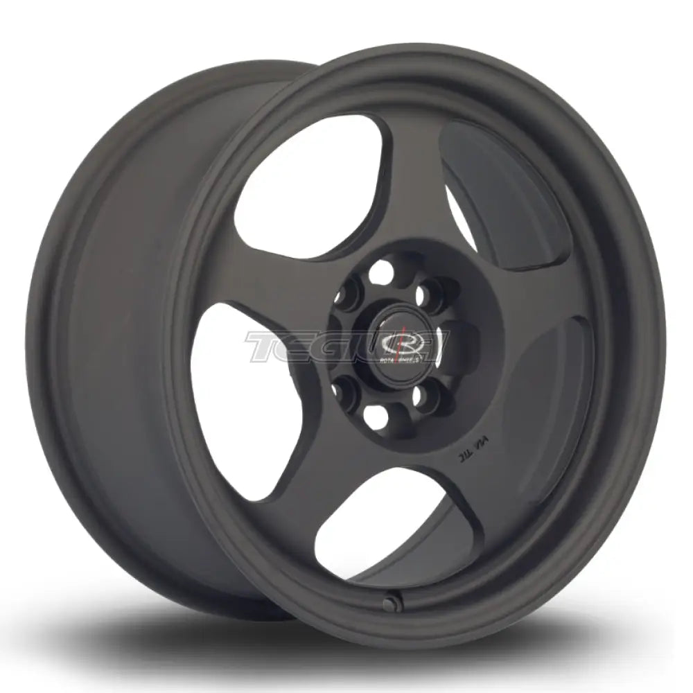 Rota Slip Alloy Wheel 15x7 ET28 4x100 Flat Black 2 67.1mm CB