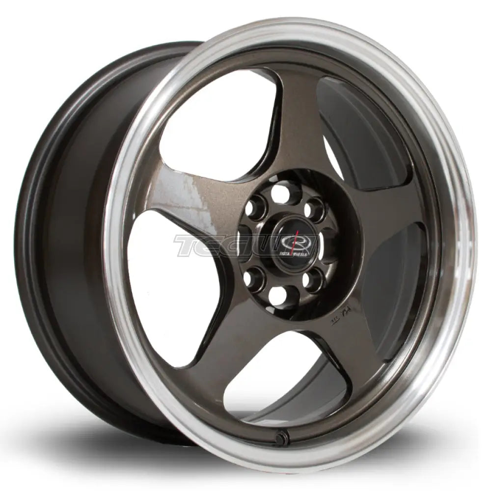Rota Slip Alloy Wheel 16x7 ET40 5x114 Gunmetal Polished Lip 73mm CB