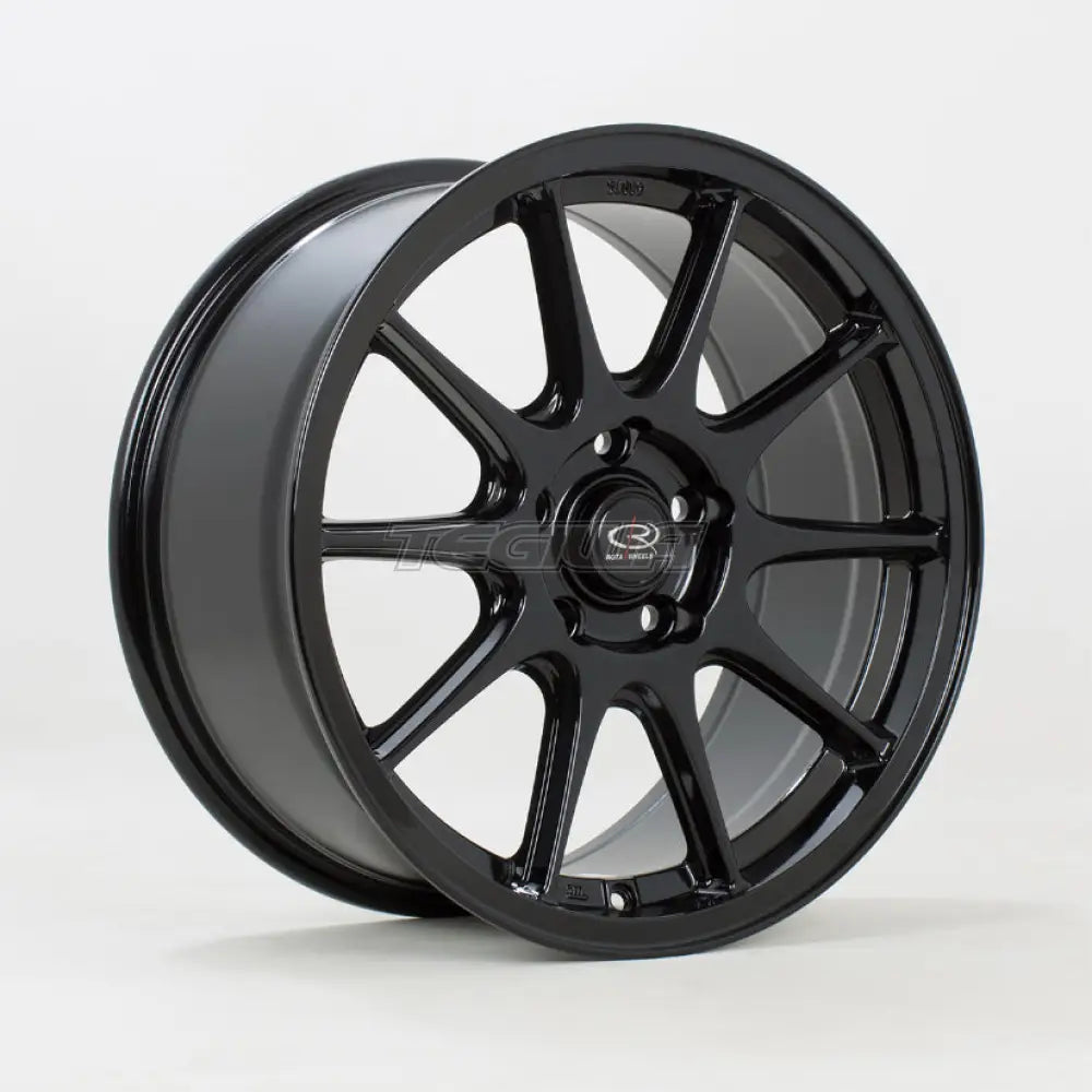 Rota Strike Alloy Wheel 17x8 ET42 5x114 Black 73mm CB